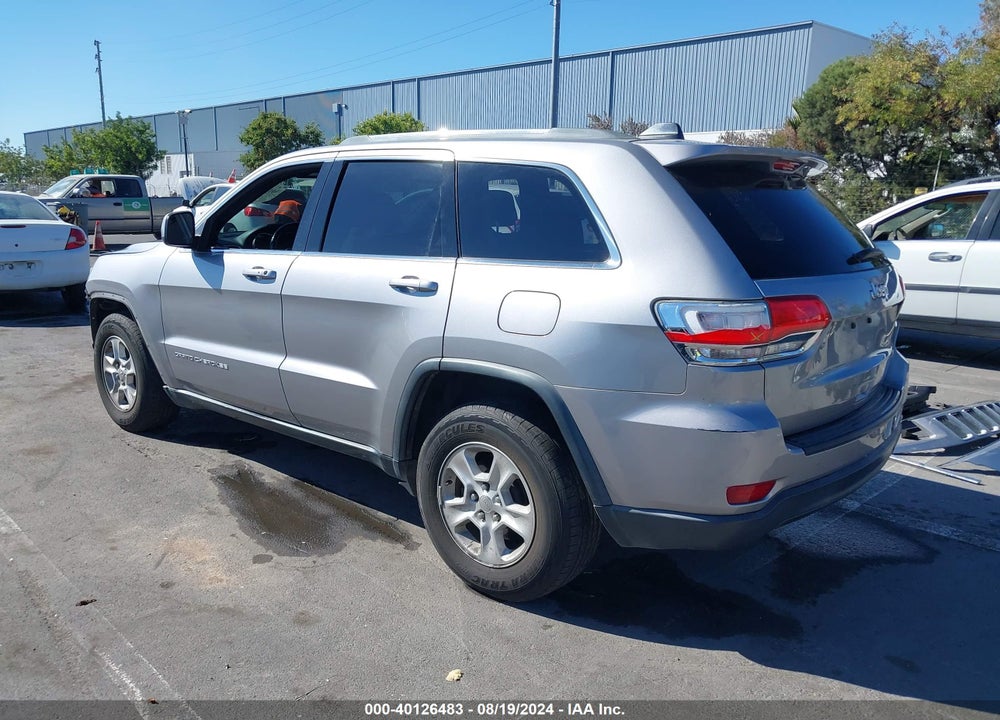 2016 JEEP GRAND CHEROKEE LAREDO VIN: 1C4RJEAG5GC463970