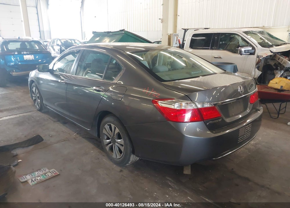 2013 HONDA ACCORD LX VIN: 1HGCR2F39DA180189