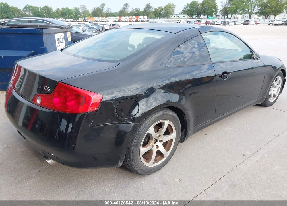 2004 INFINITI G35 VIN: JNKCV54E24M308642