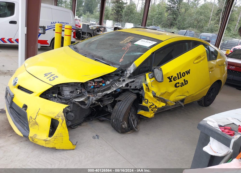 2012 TOYOTA PRIUS TWO VIN: JTDKN3DU8C1543653