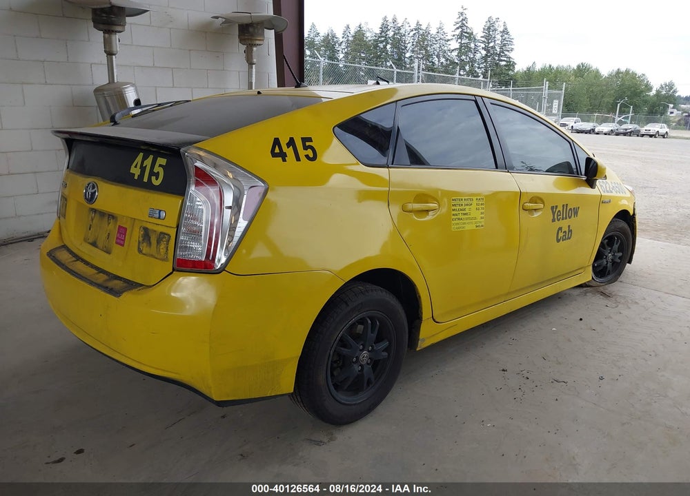 2012 TOYOTA PRIUS TWO VIN: JTDKN3DU8C1543653