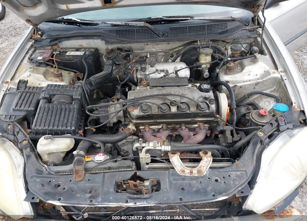 1997 HONDA CIVIC HX VIN: 1HGEJ7122VL040857