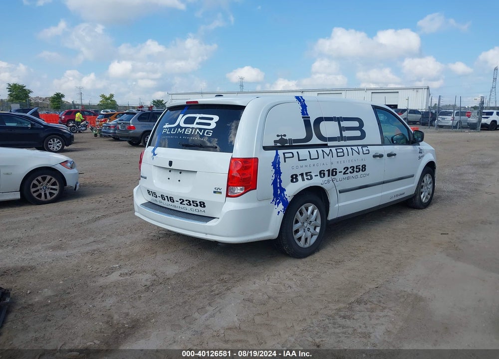 2014 RAM CARGO TRADESMAN VIN: 2C4JRGAG5ER344869