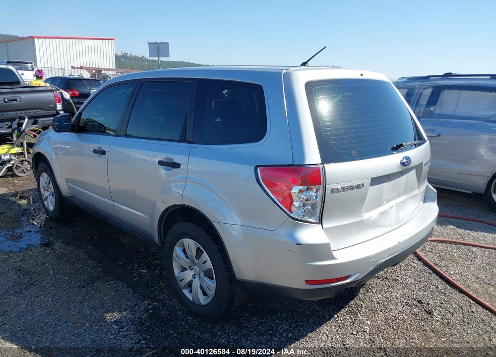 2009 SUBARU FORESTER 2.5X VIN: JF2SH61639H700425