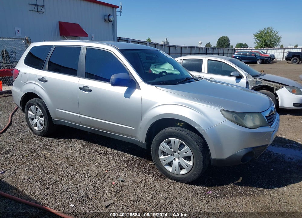2009 SUBARU FORESTER 2.5X VIN: JF2SH61639H700425