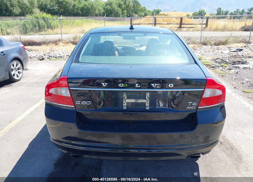 2013 VOLVO S80 T6 VIN: YV1902AH7D1167277