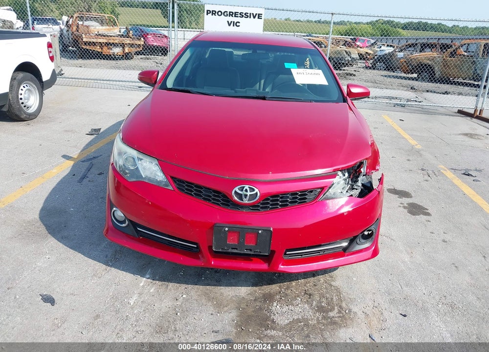 2013 TOYOTA CAMRY SE VIN: 4T1BF1FK6DU659071