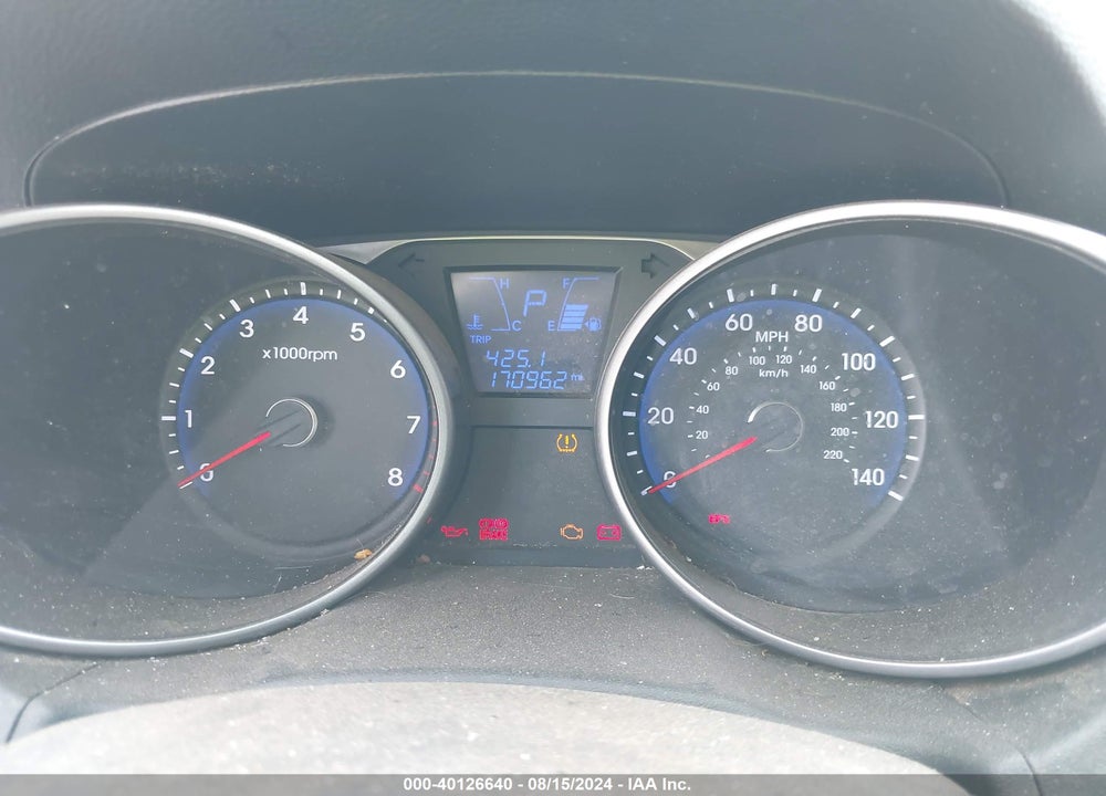 2012 HYUNDAI TUCSON LIMITED VIN: KM8JUCAC2CU383385