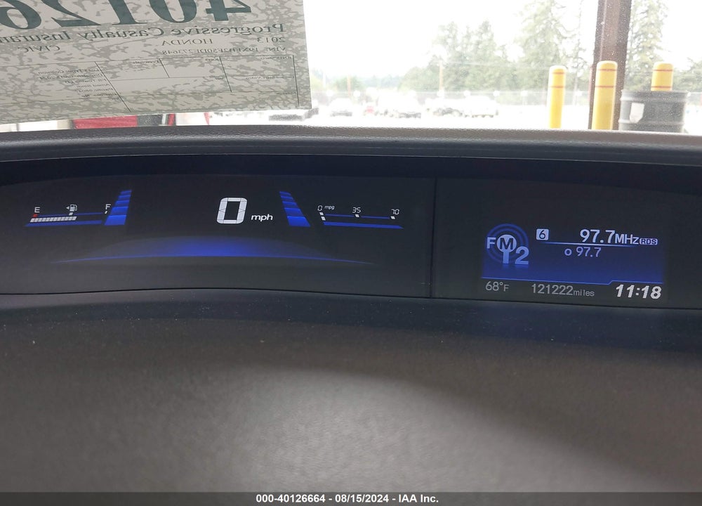 2013 HONDA CIVIC LX VIN: 19XFB2F50DE273648
