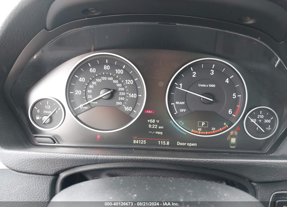2014 BMW 328D XDRIVE VIN: WBA3D5C57EKX96728