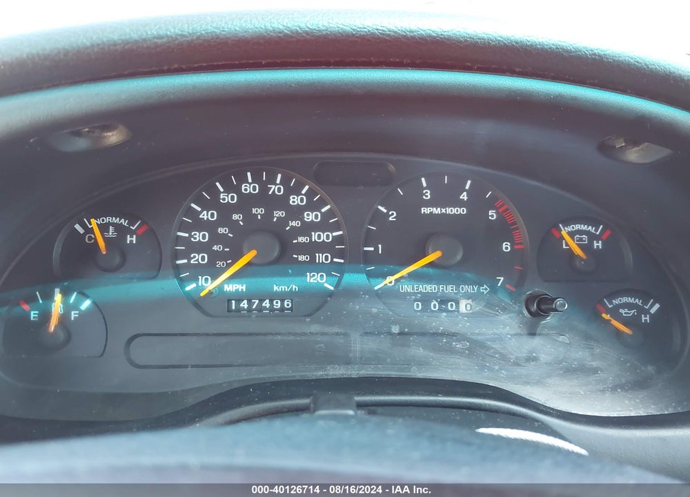 1998 FORD MUSTANG VIN: 1FAFP4047WF232638