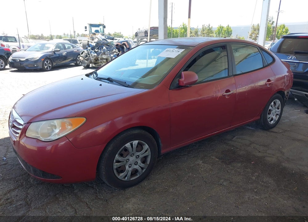 2010 HYUNDAI ELANTRA GLS VIN: KMHDU4AD6AU062135