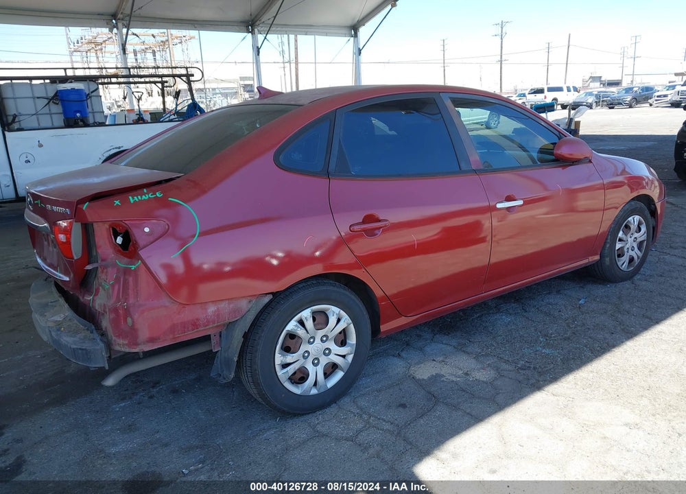 2010 HYUNDAI ELANTRA GLS VIN: KMHDU4AD6AU062135