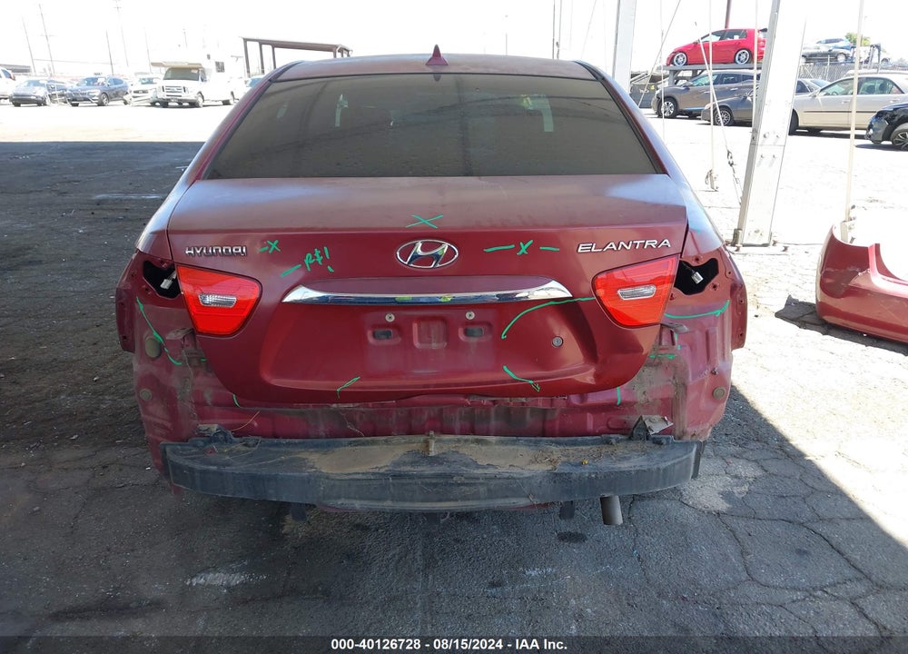 2010 HYUNDAI ELANTRA GLS VIN: KMHDU4AD6AU062135