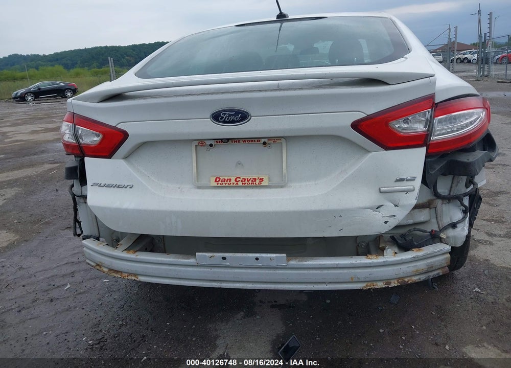 2016 FORD FUSION SE VIN: 3FA6P0T95GR395289