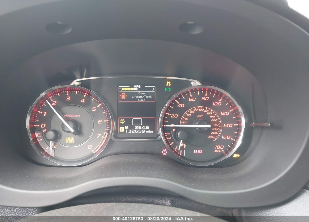 2017 SUBARU WRX VIN: JF1VA1B65H9820498