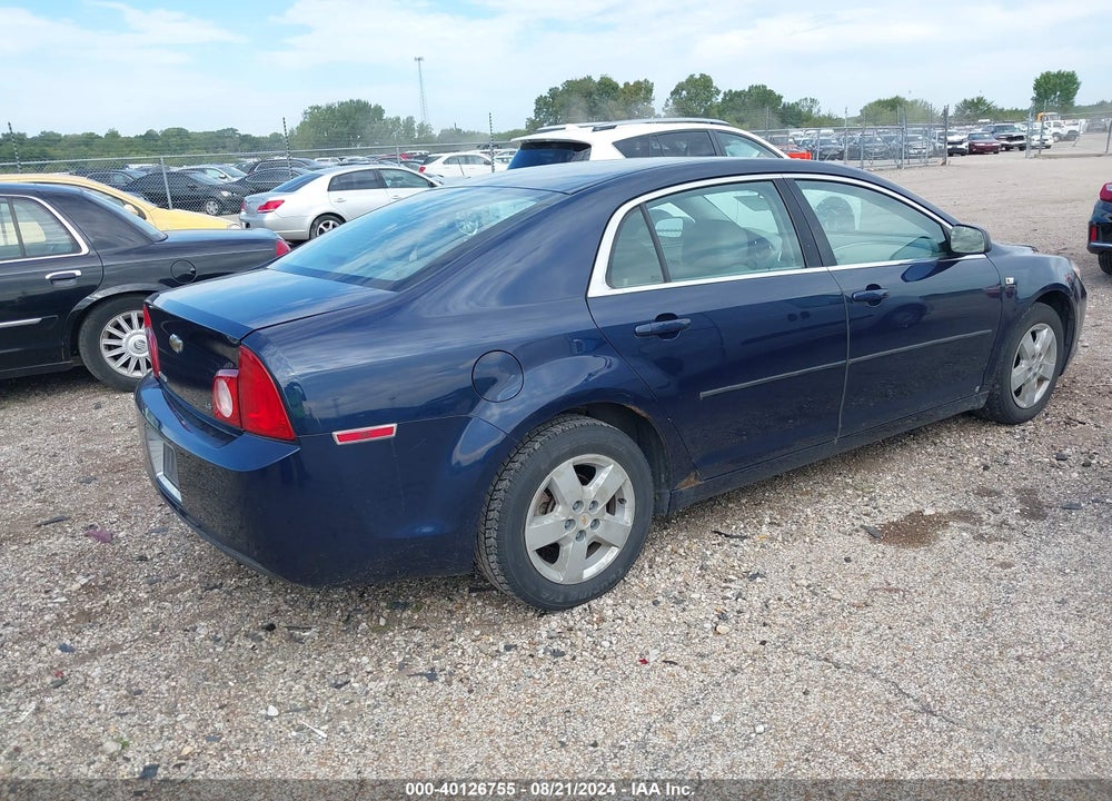 2008 CHEVROLET MALIBU LS VIN: 1G1ZG57B28F207708