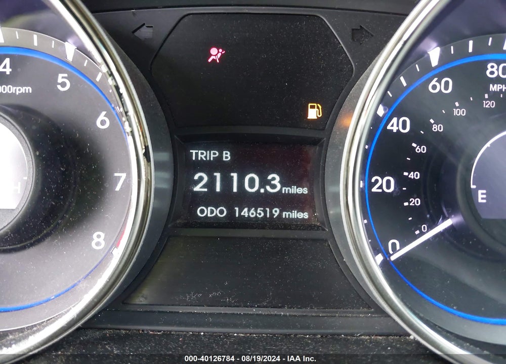 2013 HYUNDAI SONATA GLS VIN: 5NPEB4AC5DH622053