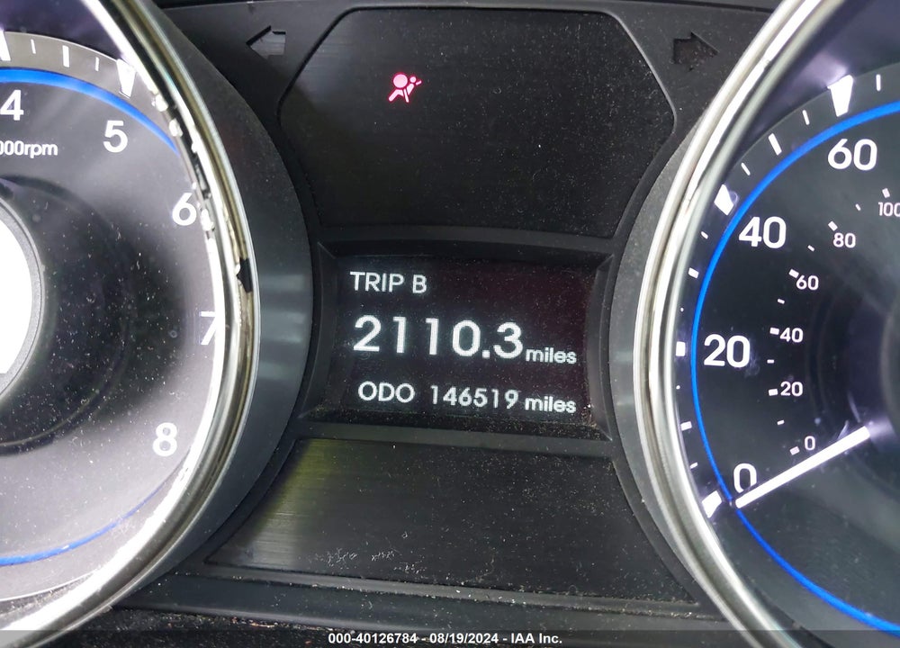 2013 HYUNDAI SONATA GLS VIN: 5NPEB4AC5DH622053