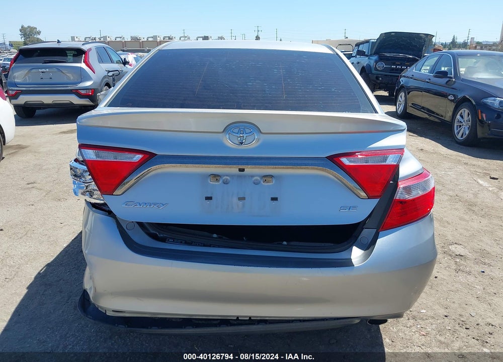 2016 TOYOTA CAMRY SE VIN: 4T1BF1FK7GU158470