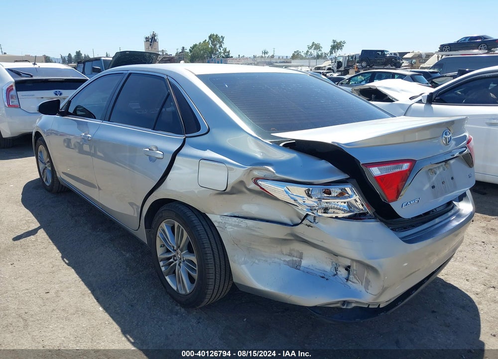 2016 TOYOTA CAMRY SE VIN: 4T1BF1FK7GU158470