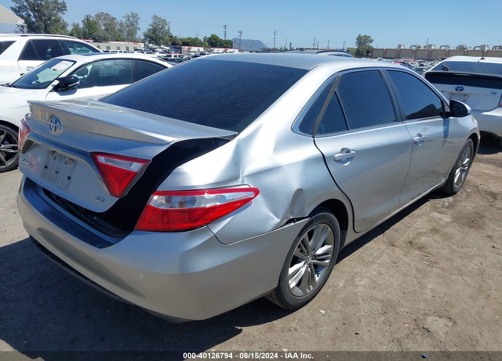 2016 TOYOTA CAMRY SE VIN: 4T1BF1FK7GU158470