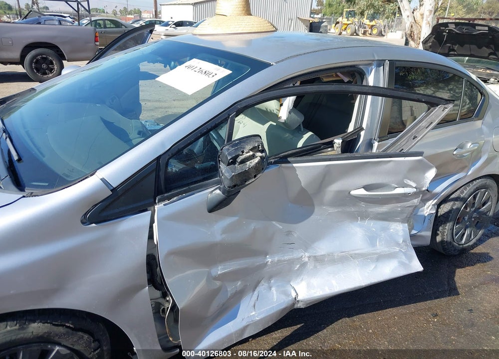 2012 HONDA CIVIC LX VIN: 19XFB2F59CE382754