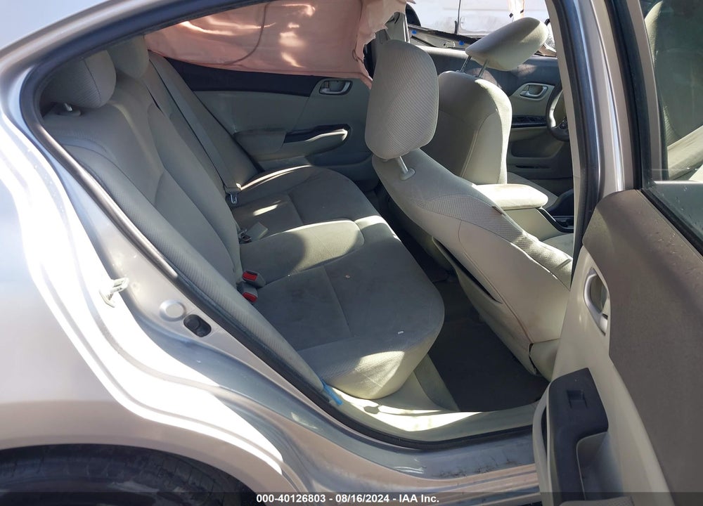 2012 HONDA CIVIC LX VIN: 19XFB2F59CE382754
