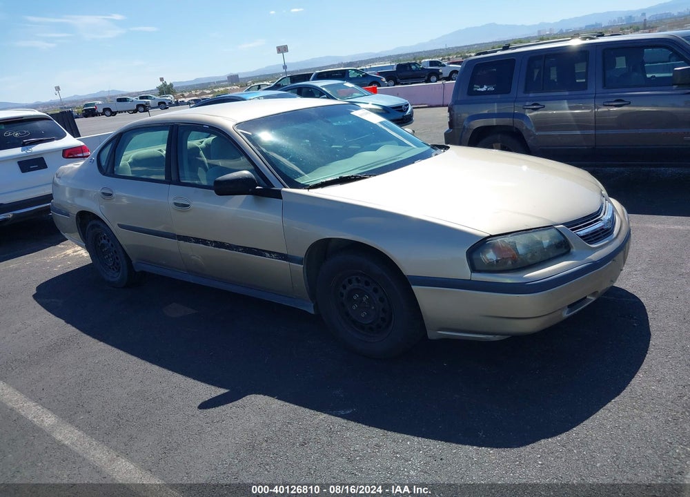 2005 CHEVROLET IMPALA VIN: 2G1WF52E259200821