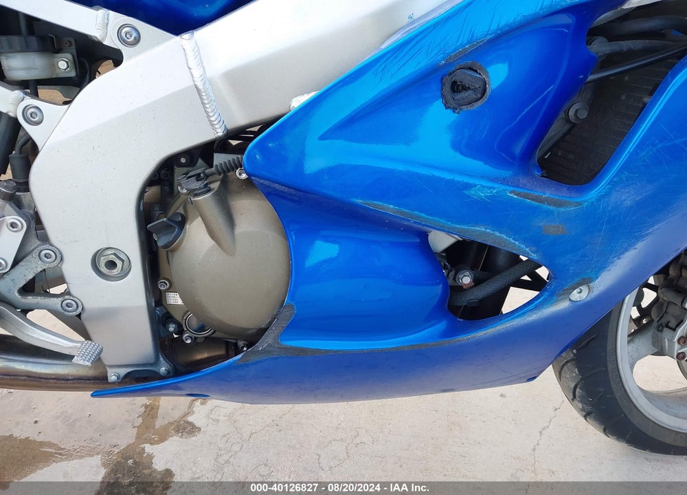 2008 KAWASAKI ZX600 J1 VIN: JKAZX4J158A072247