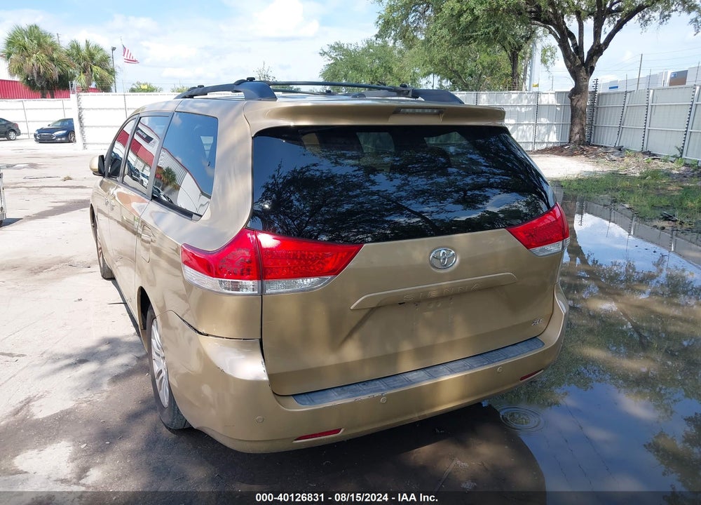 2011 TOYOTA SIENNA VIN: 5TDYK3DC6BS054342