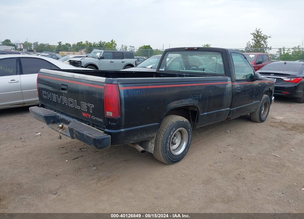 1996 CHEVROLET GMT-400 C1500 VIN: 1GCEC14W8TZ150942