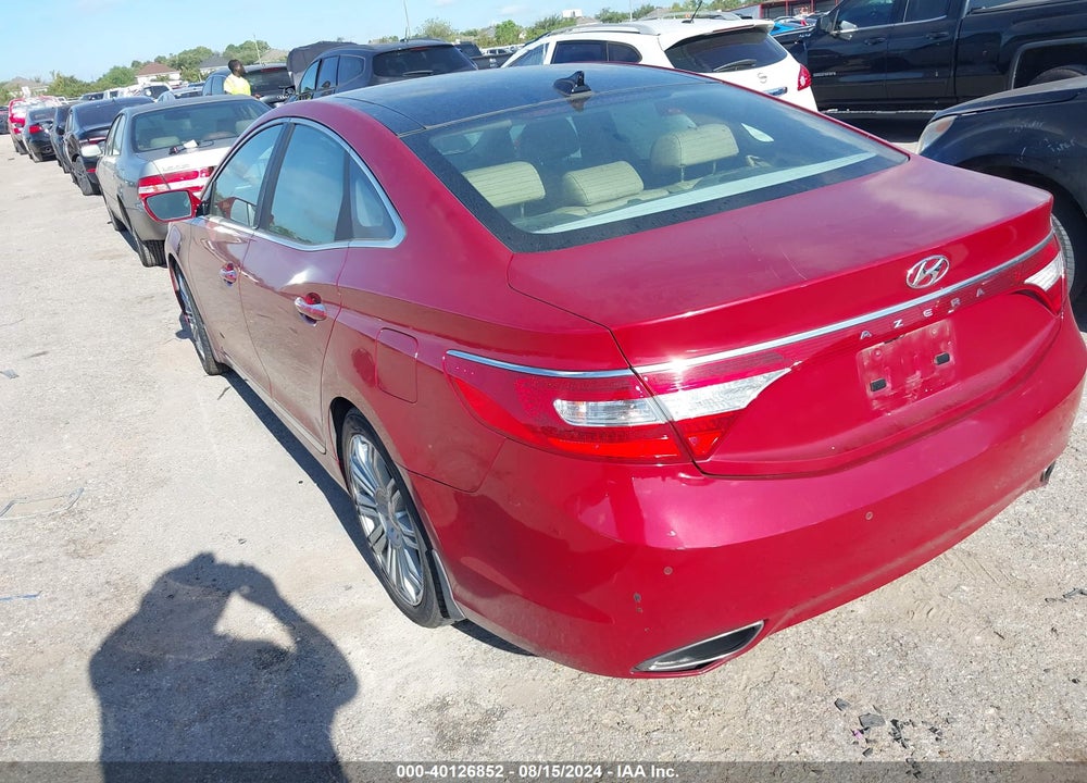 2013 HYUNDAI AZERA VIN: KMHFH4JG7DA204957