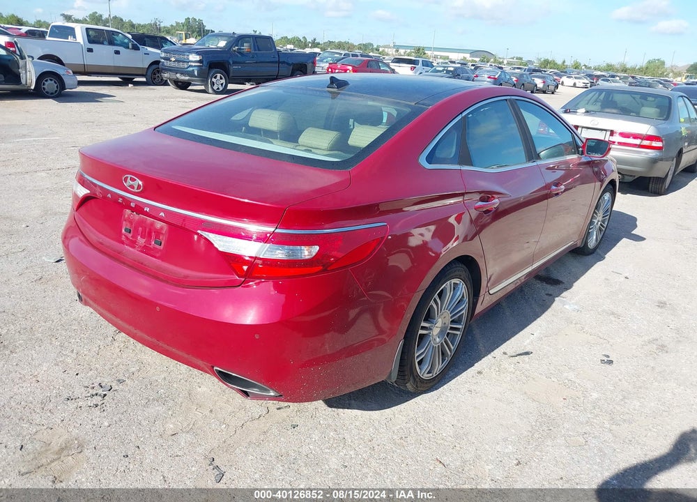 2013 HYUNDAI AZERA VIN: KMHFH4JG7DA204957