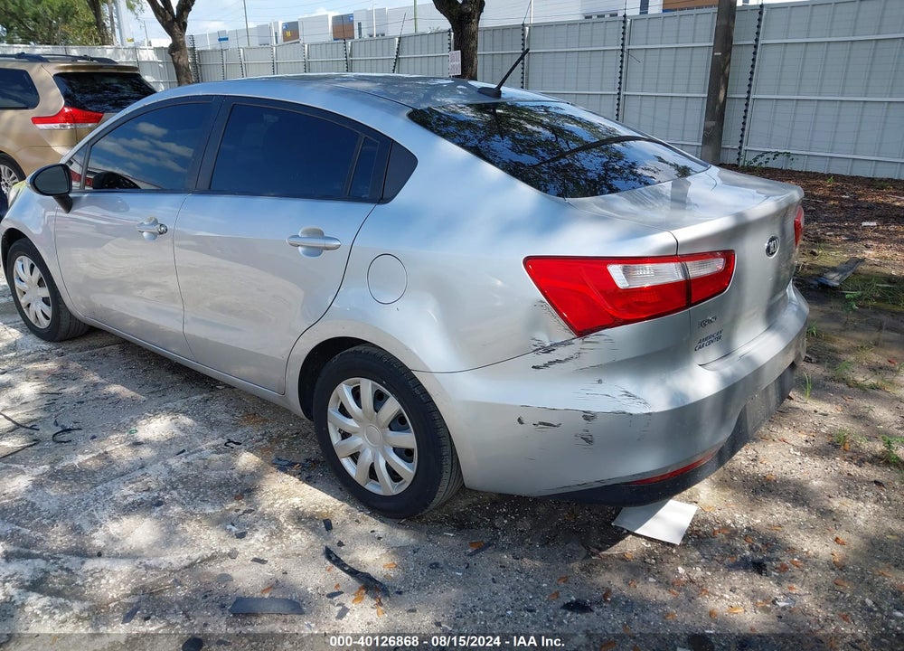 2016 KIA RIO LX VIN: KNADM4A36G6575052