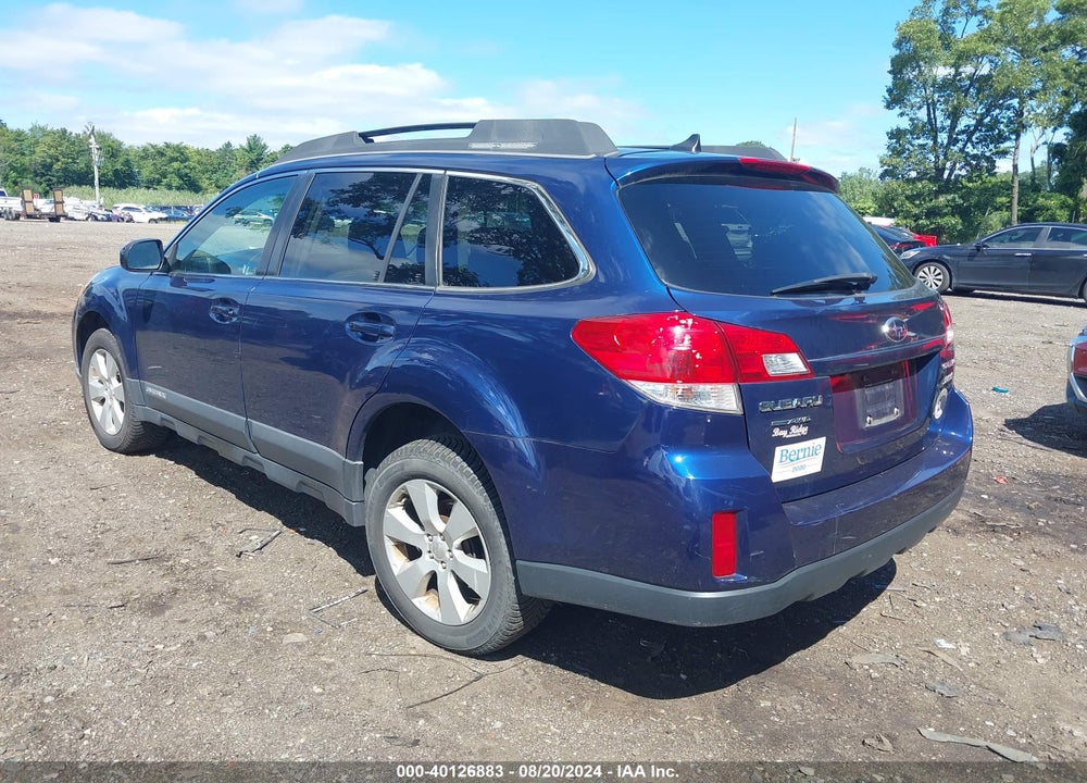 2011 SUBARU OUTBACK 2.5I LIMITED VIN: 4S4BRBKC2B3383860