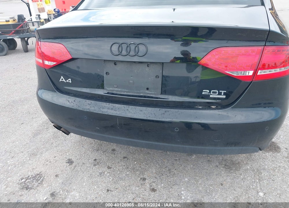 2010 AUDI A4 2.0T PREMIUM VIN: WAUFFAFL4AN058646