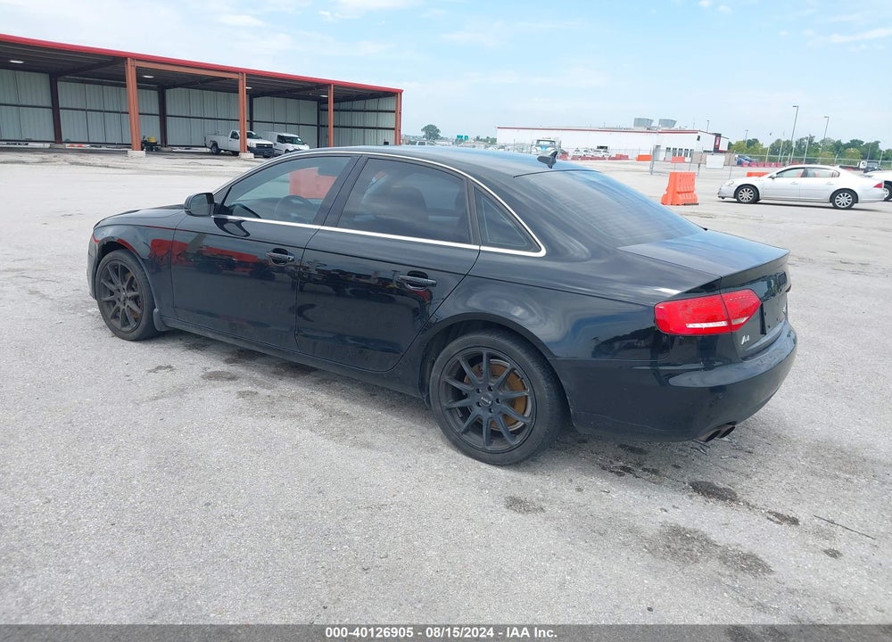 2010 AUDI A4 2.0T PREMIUM VIN: WAUFFAFL4AN058646