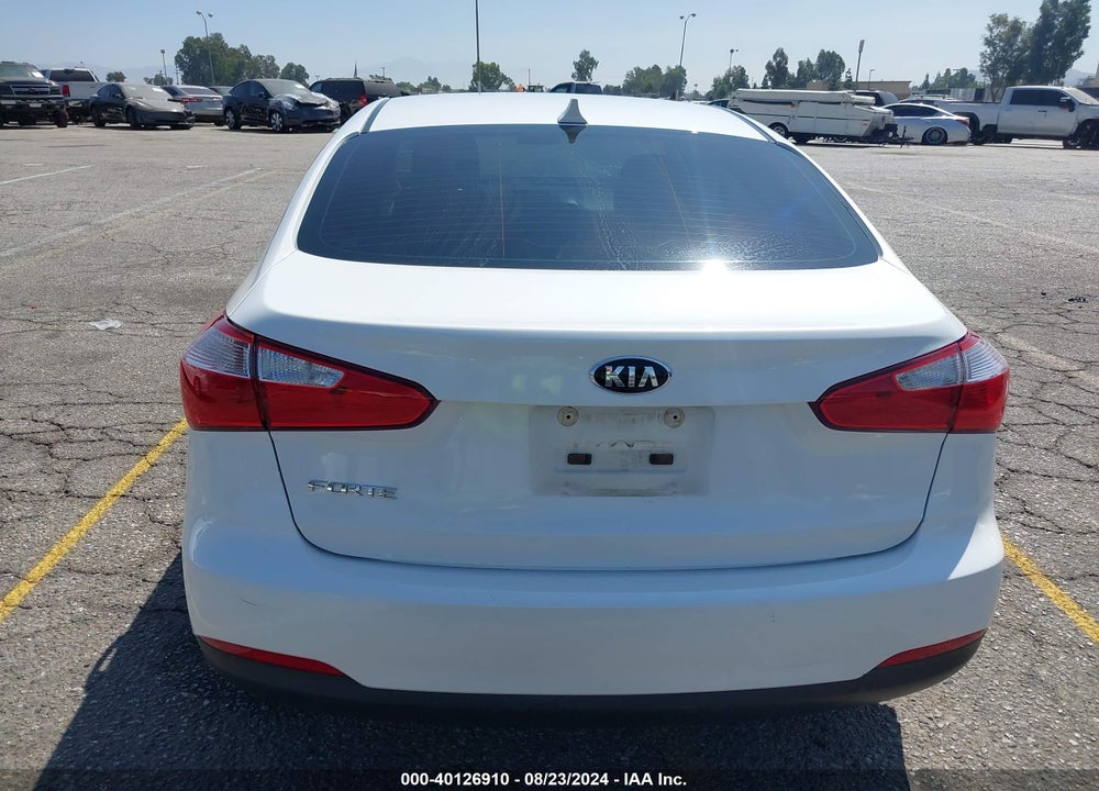 2016 KIA FORTE LX VIN: KNAFX4A66G5446504