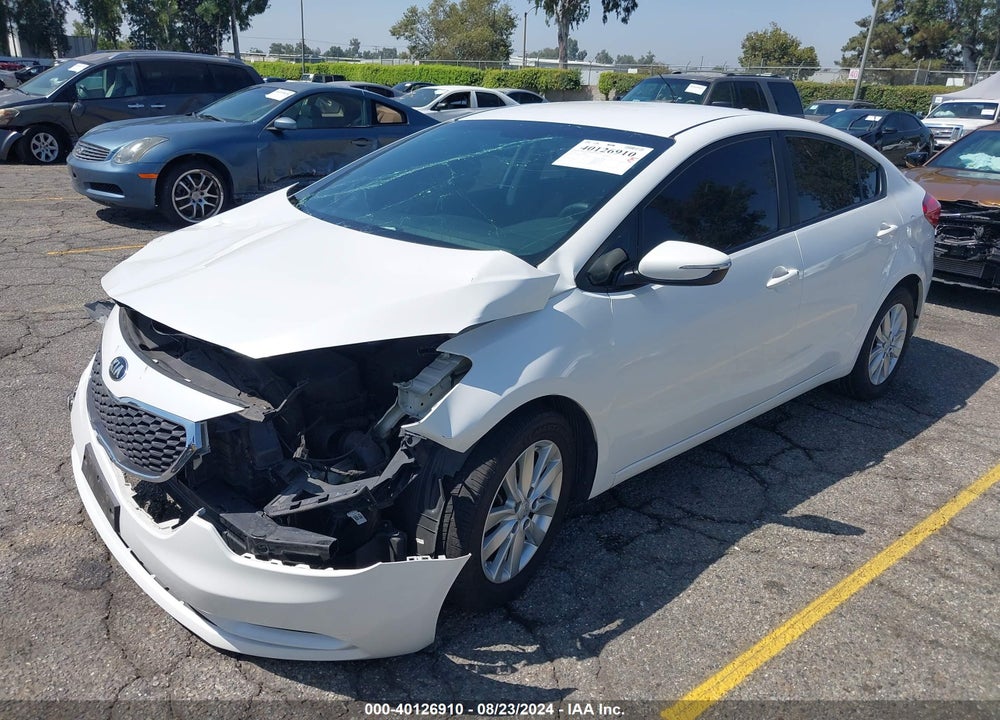 2016 KIA FORTE LX VIN: KNAFX4A66G5446504