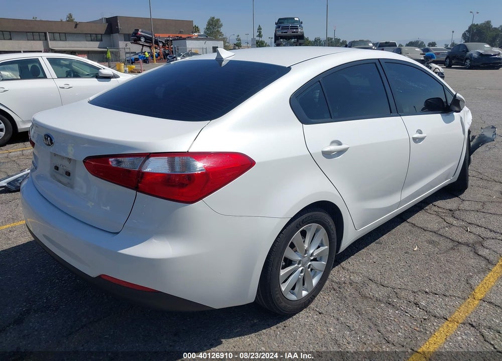 2016 KIA FORTE LX VIN: KNAFX4A66G5446504