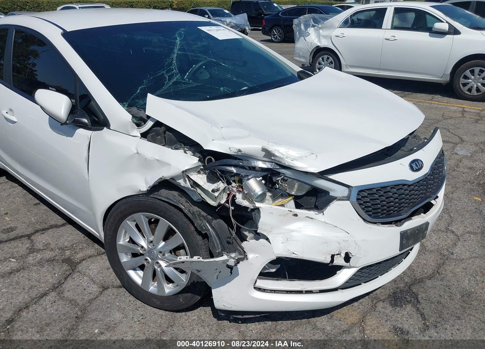 2016 KIA FORTE LX VIN: KNAFX4A66G5446504