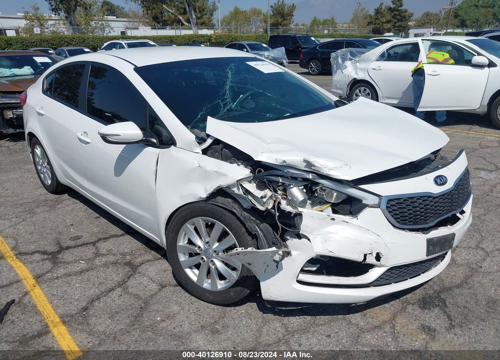 2016 KIA FORTE LX VIN: KNAFX4A66G5446504