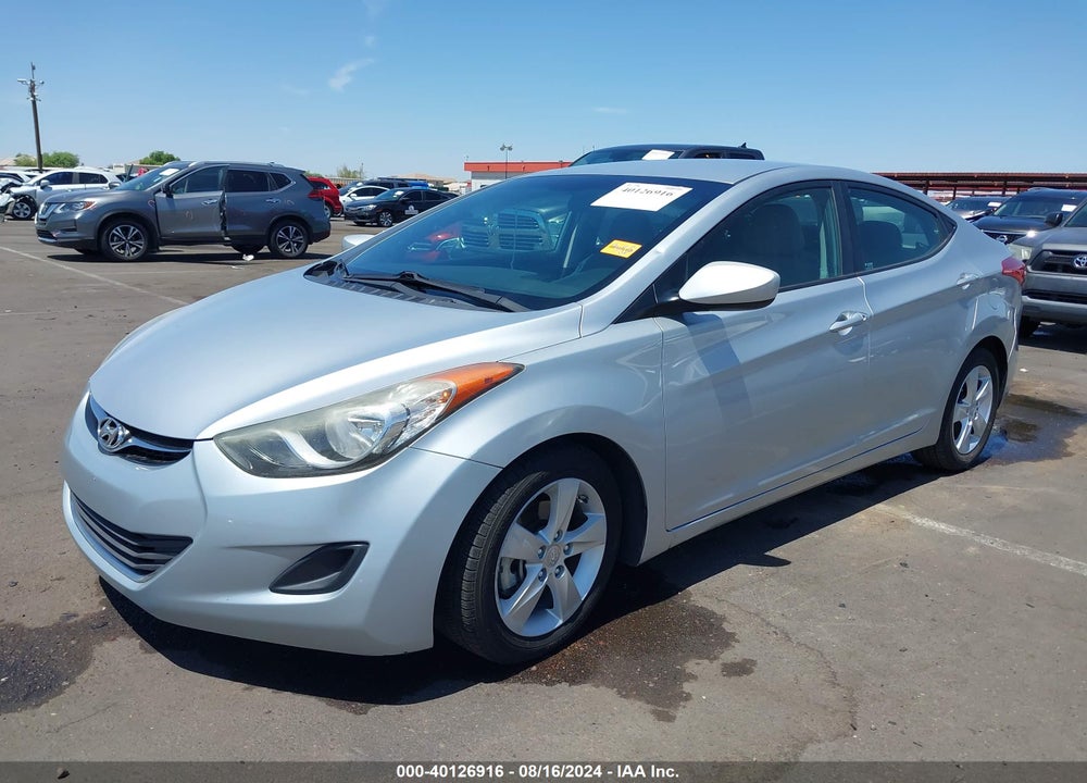 2013 HYUNDAI ELANTRA GLS VIN: 5NPDH4AE2DH301440