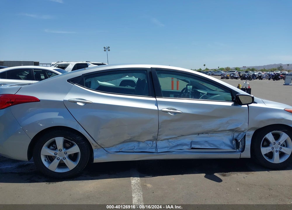 2013 HYUNDAI ELANTRA GLS VIN: 5NPDH4AE2DH301440