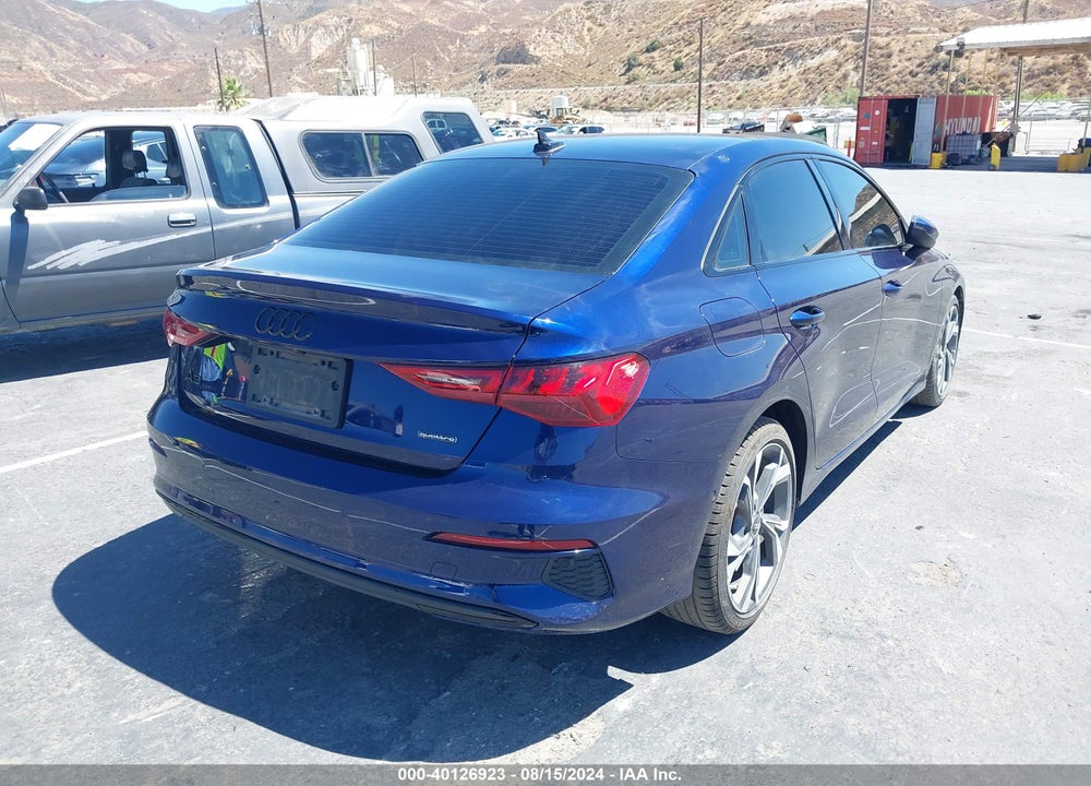 2022 AUDI A3 PREMIUM PLUS 40 TFSI QUATTRO S TRONIC VIN: WAUHUDGY0NA103184