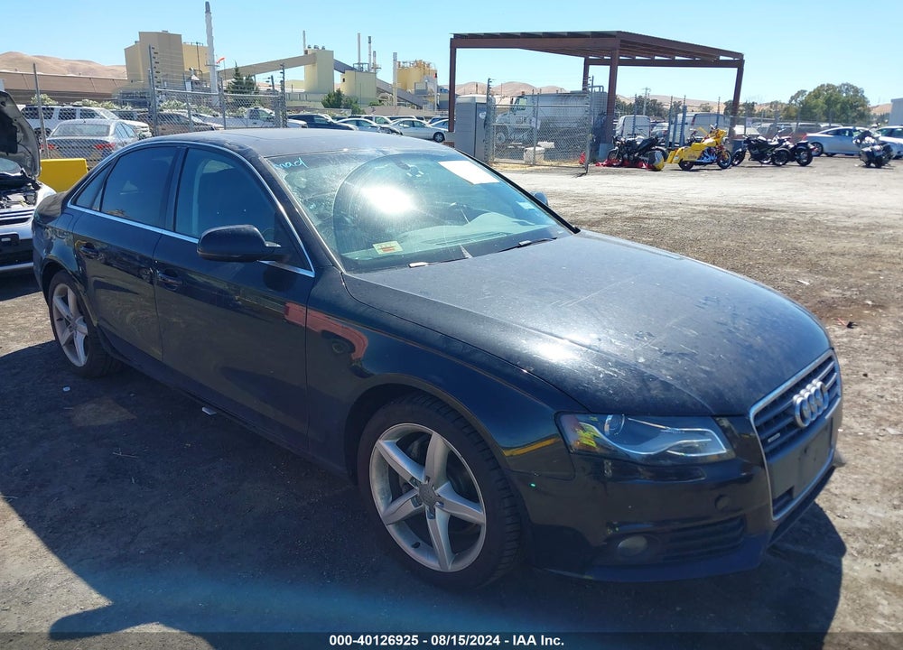 2011 AUDI A4 2.0T PREMIUM VIN: WAUFFAFL6BN026671