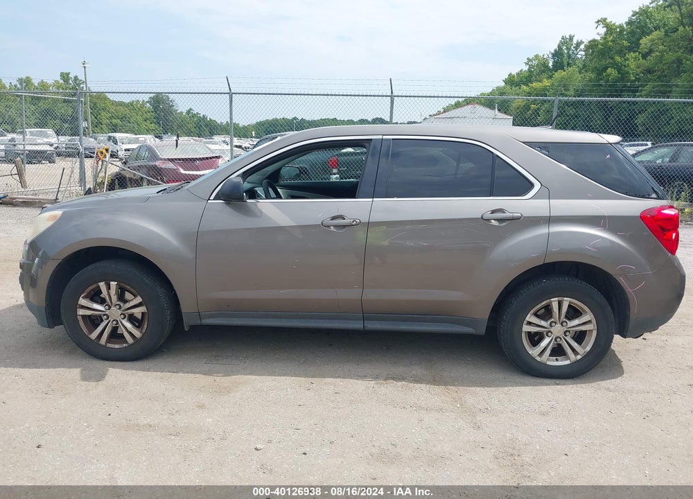 2010 CHEVROLET EQUINOX LS VIN: 2CNALBEW8A6370539