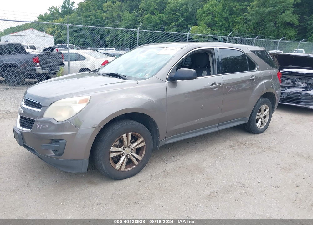 2010 CHEVROLET EQUINOX LS VIN: 2CNALBEW8A6370539