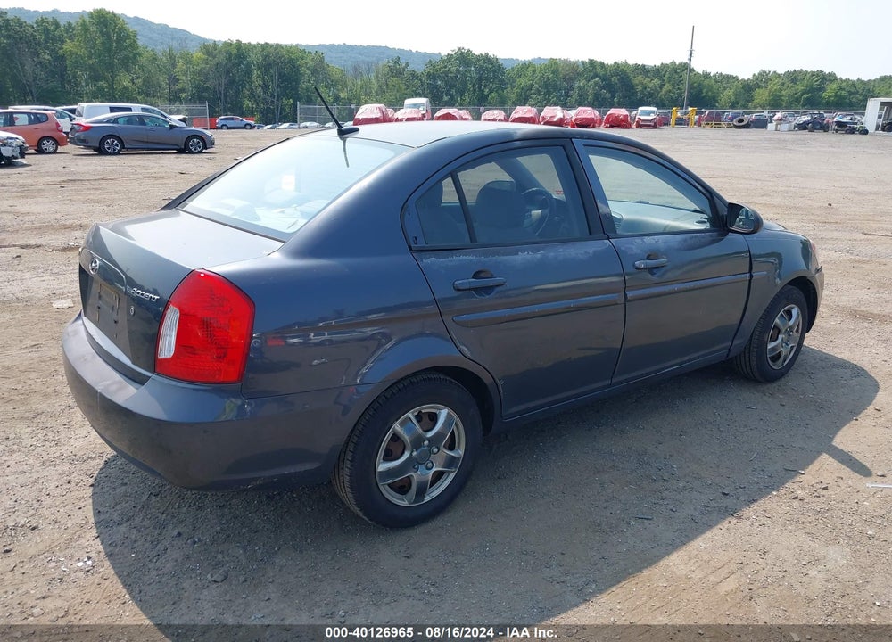 2008 HYUNDAI ACCENT GLS VIN: KMHCN46C38U267950